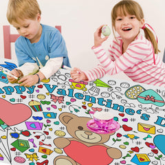 OHOME Valentines heart-pattern designs inspire creative coloring and decorations.