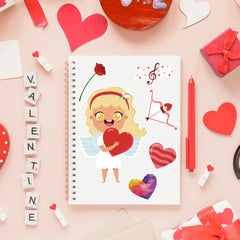 OHOME Valentines Stickers as gifts—colorful, non-toxic fun for kids.