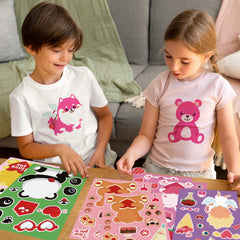 OHOME Valentines Stickers use safe materials for toddler and kid crafts.
