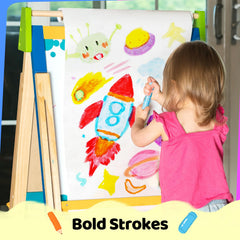 Ohuhu twist-up design keeps hands clean during painting