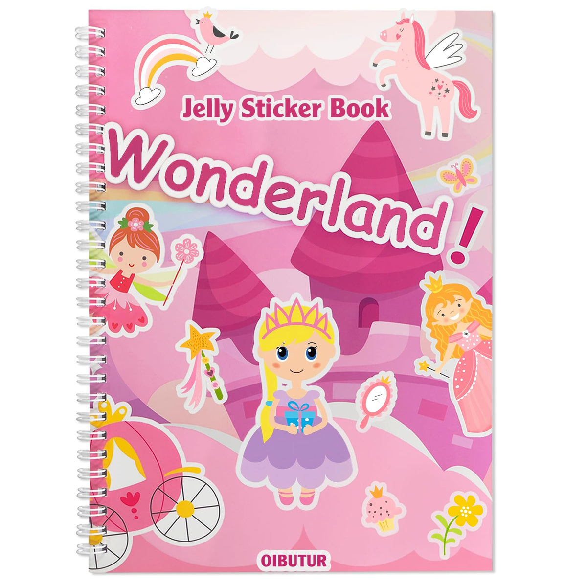 OIBUTUR jelly sticker book scenes for creative play on the go.