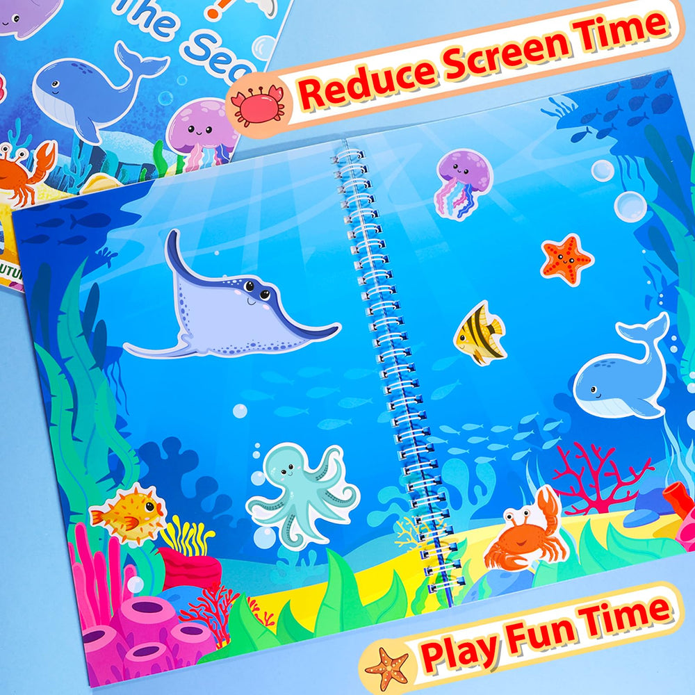OIBUTUR jelly stickers pack highlights reusable, residue-free play on any surface