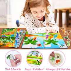 OIBUTUR waterproof silicone material ensures durable, washable stickers during trips.