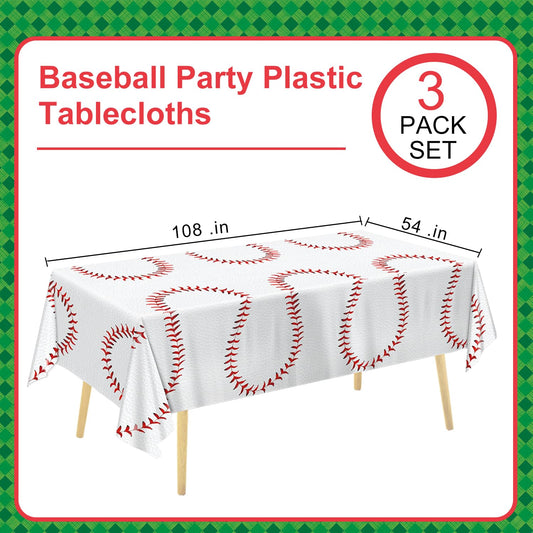 Oigco durable plastic tablecloth for long-lasting party use.