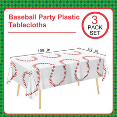Oigco durable plastic tablecloth for long-lasting party use.