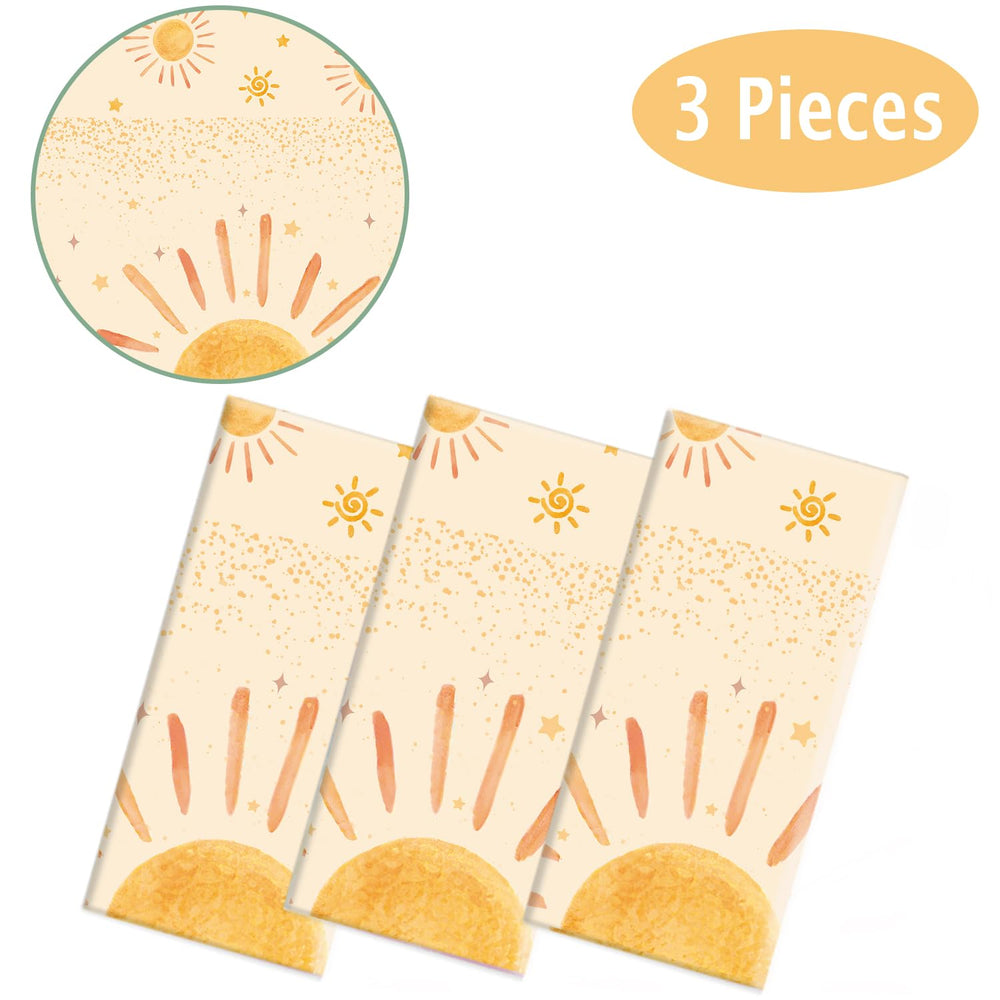 Close-up of Oigco Boho Sun design with vibrant sun motif.