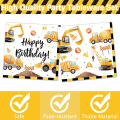 Oigco construction napkins offering sturdy wipes with themed décor appeal.