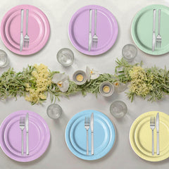 Oigco disposable plates and napkins - convenient cleanup for stress-free hosting.