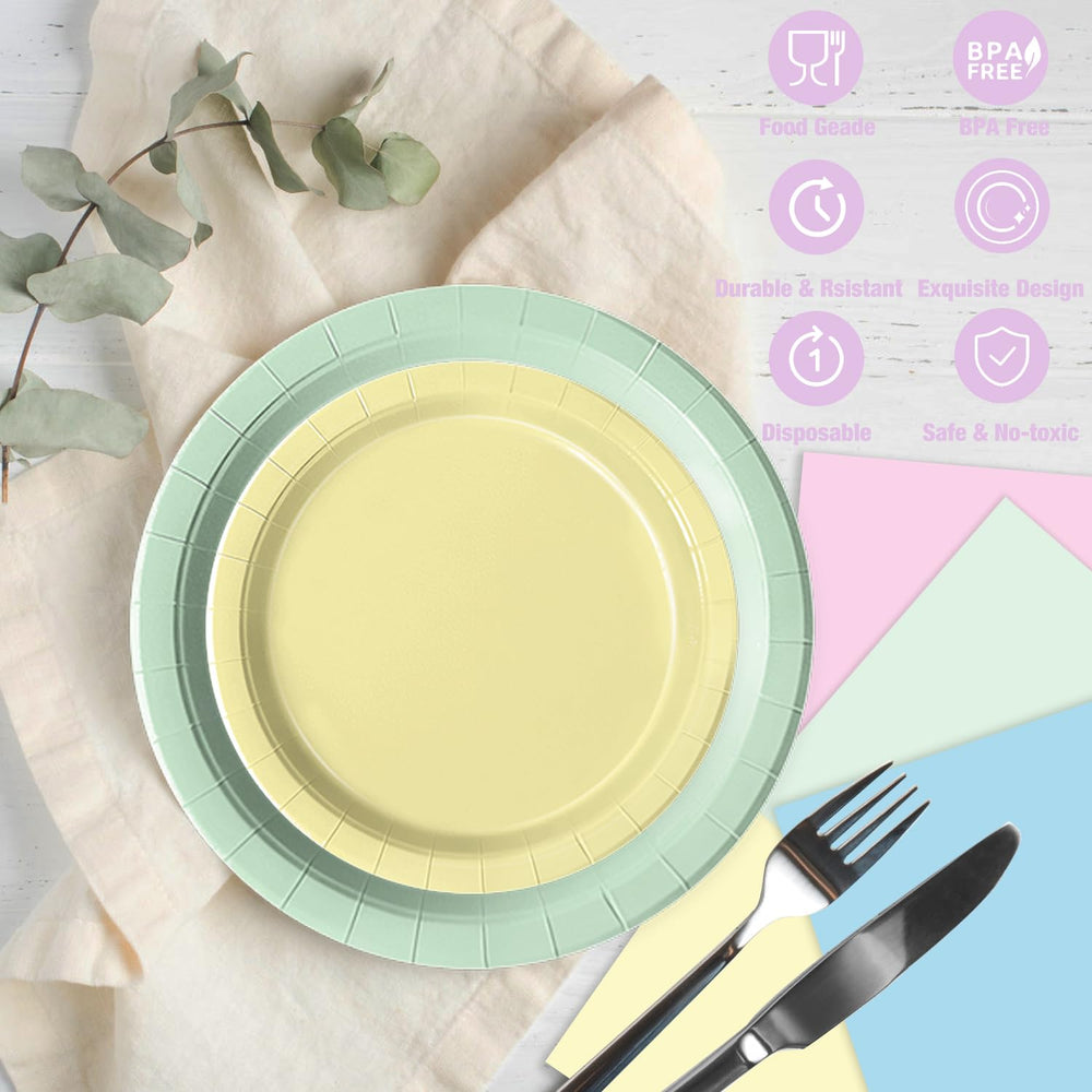 Oigco pastel gradient design close-up - subtle color shift adds visual depth to table decor.