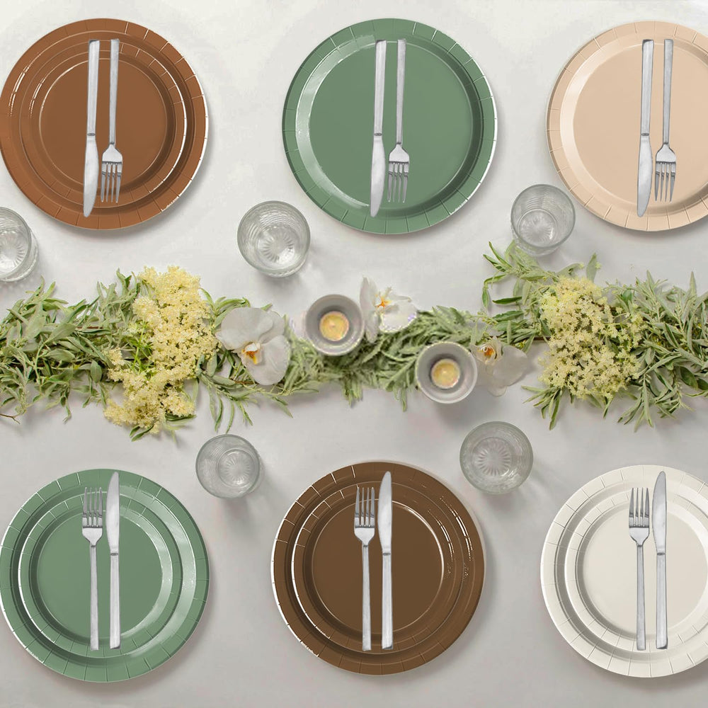 Oigco woodland baby shower disposables for quick cleanup after the party