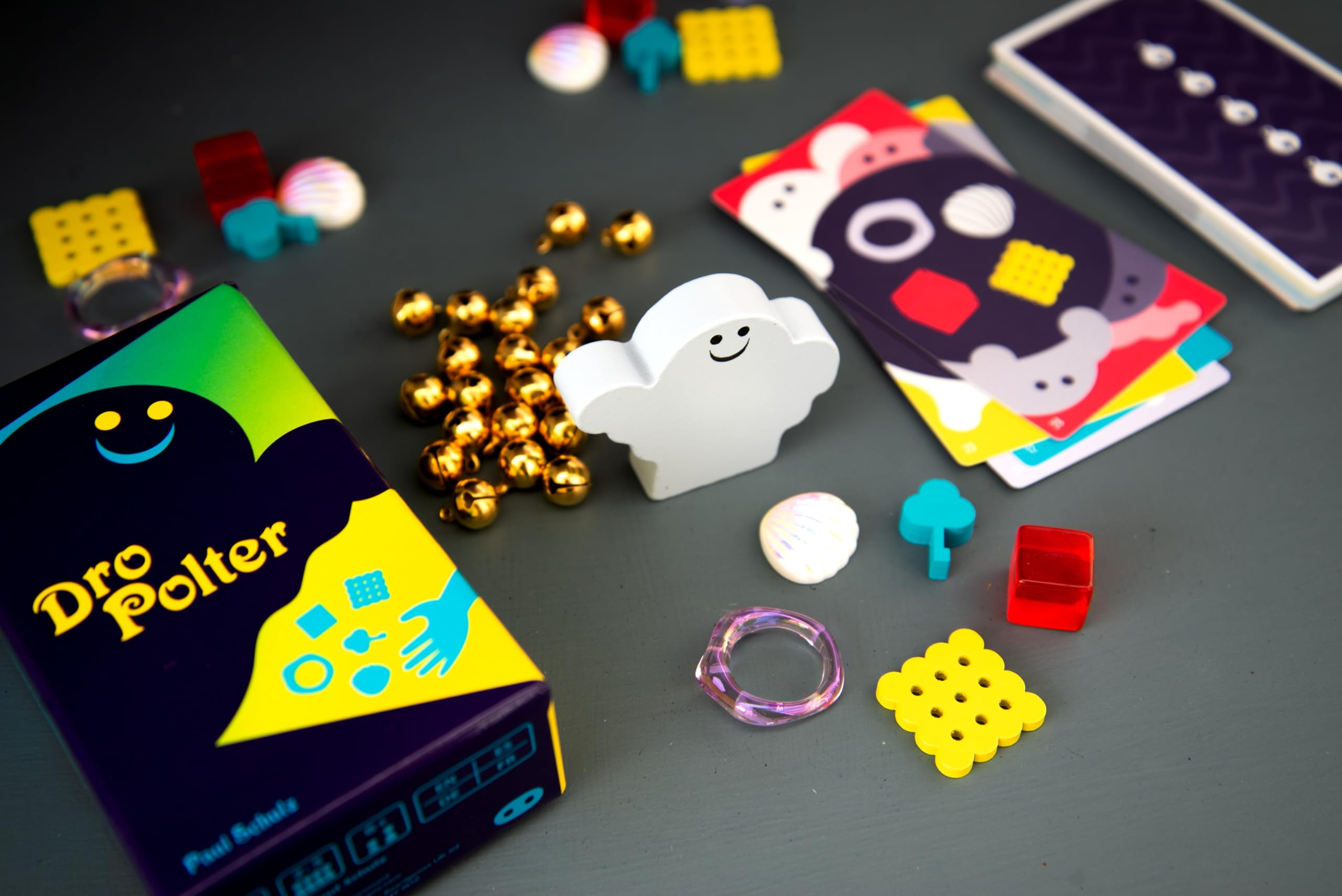 Oink Games DroPolter tiny bells indicate points and near misses.