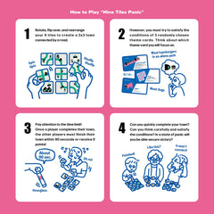 Oink Games Nine Tiles Panic unique tile sets spark creative placement and tactics.
