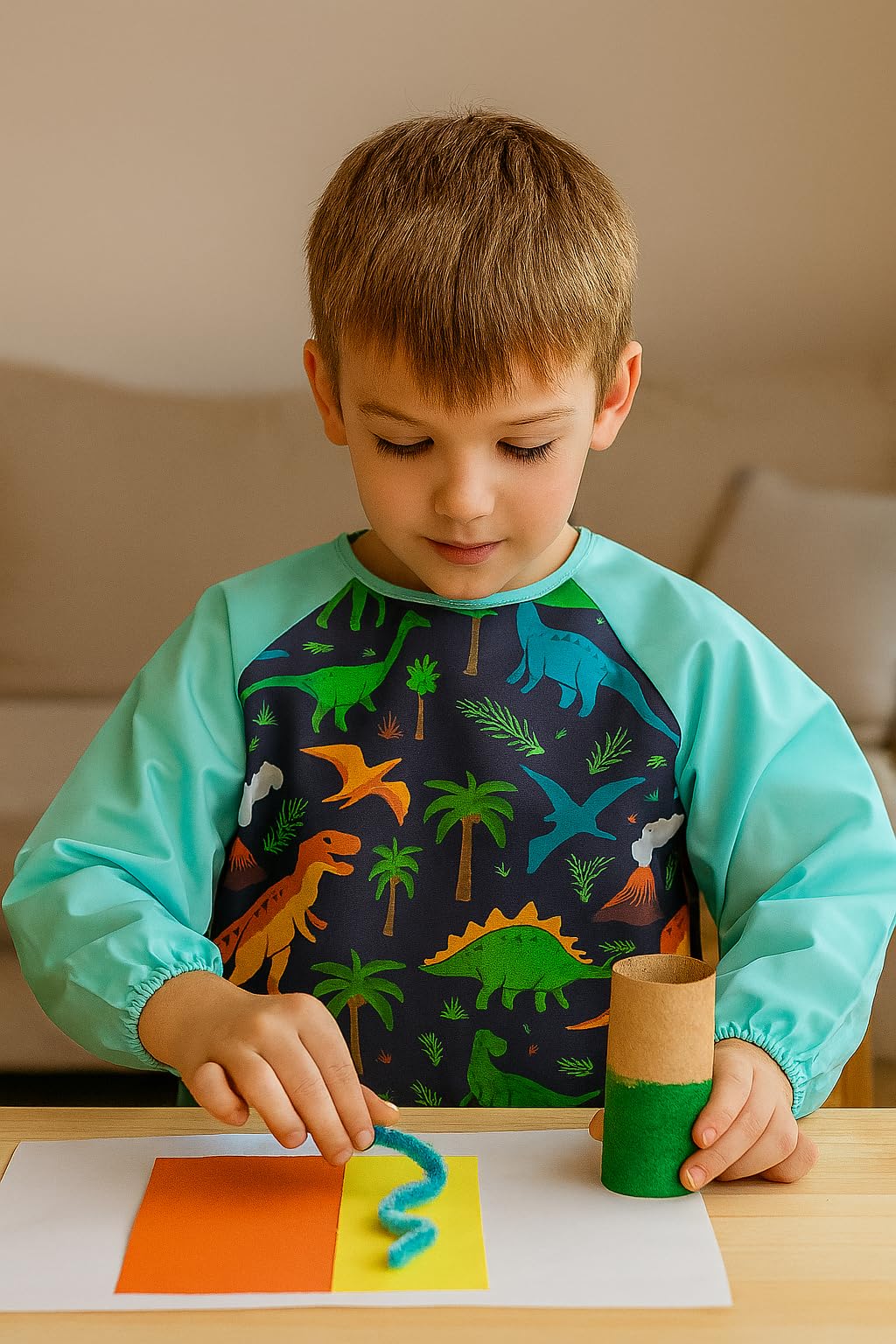 Oiomniv Painting Smock machine washable for easy cleanup
