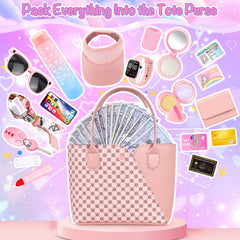 Oisacirg Play Purse Set pretend makeup kit for safe imaginative play.