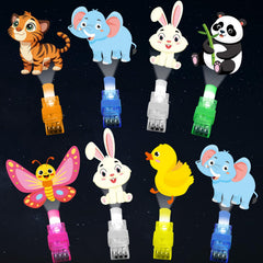 Oitnlaughter animal LED finger light featuring six patterns for themed party play