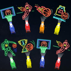 Oitnlaughter basketball LED finger light design 1 glows for party favors and kid fun