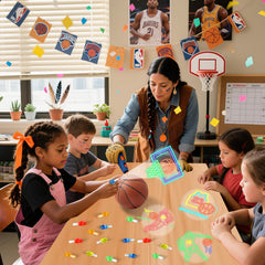 Oitnlaughter basketball LED finger light design 5 creates glowing moments during group activities