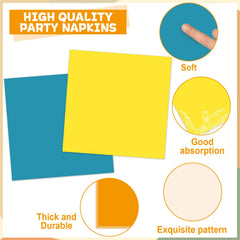 Oitnlaughter Colored forks complement the set with practical, disposable convenience for quick cleanup