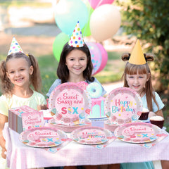 Oitnlaughter donut-themed tableware set for festive celebrations.