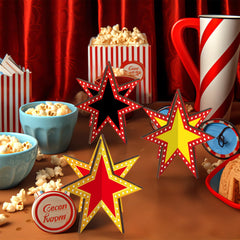 Oitnlaughter double-sided star pattern; vibrant prints from every angle.