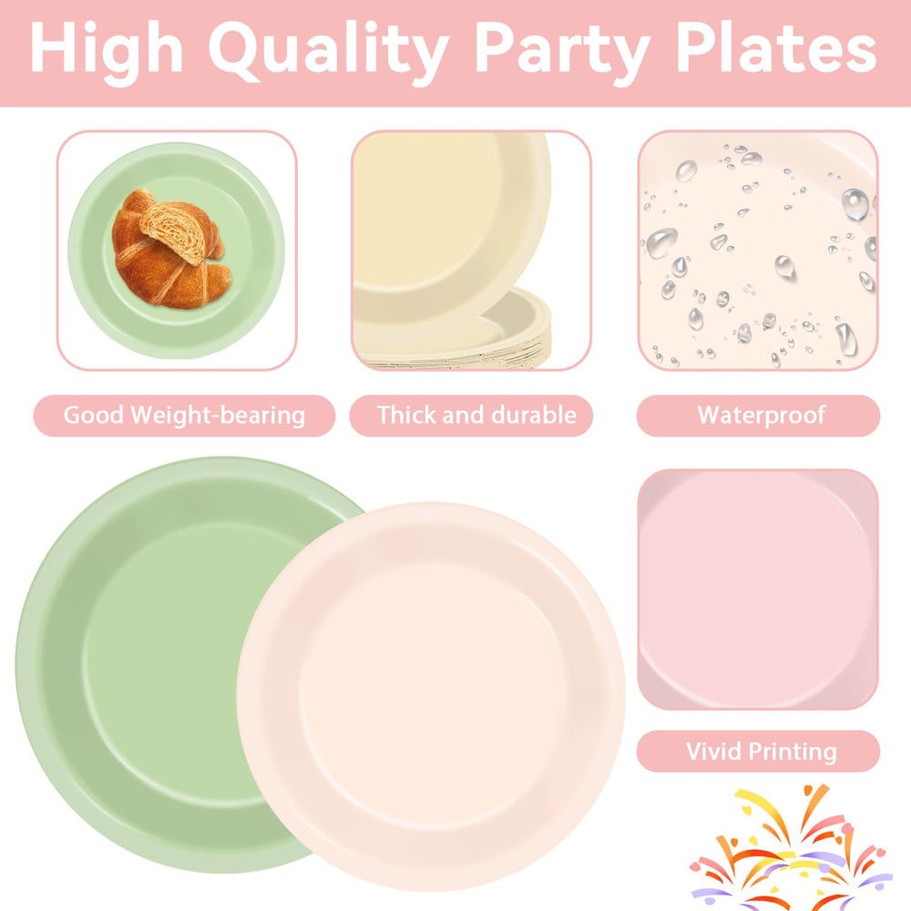 Oitnlaughter gold 7in plates add a festive metallic accent to desserts and snacks.