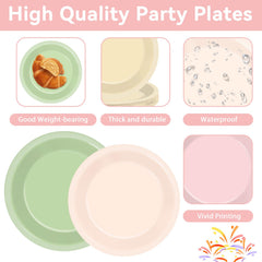 Oitnlaughter gold 7in plates add a festive metallic accent to desserts and snacks.