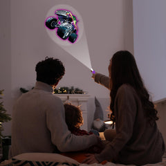 Oitnlaughter Monster Truck LED finger light green design, one-button activation for quick glow.