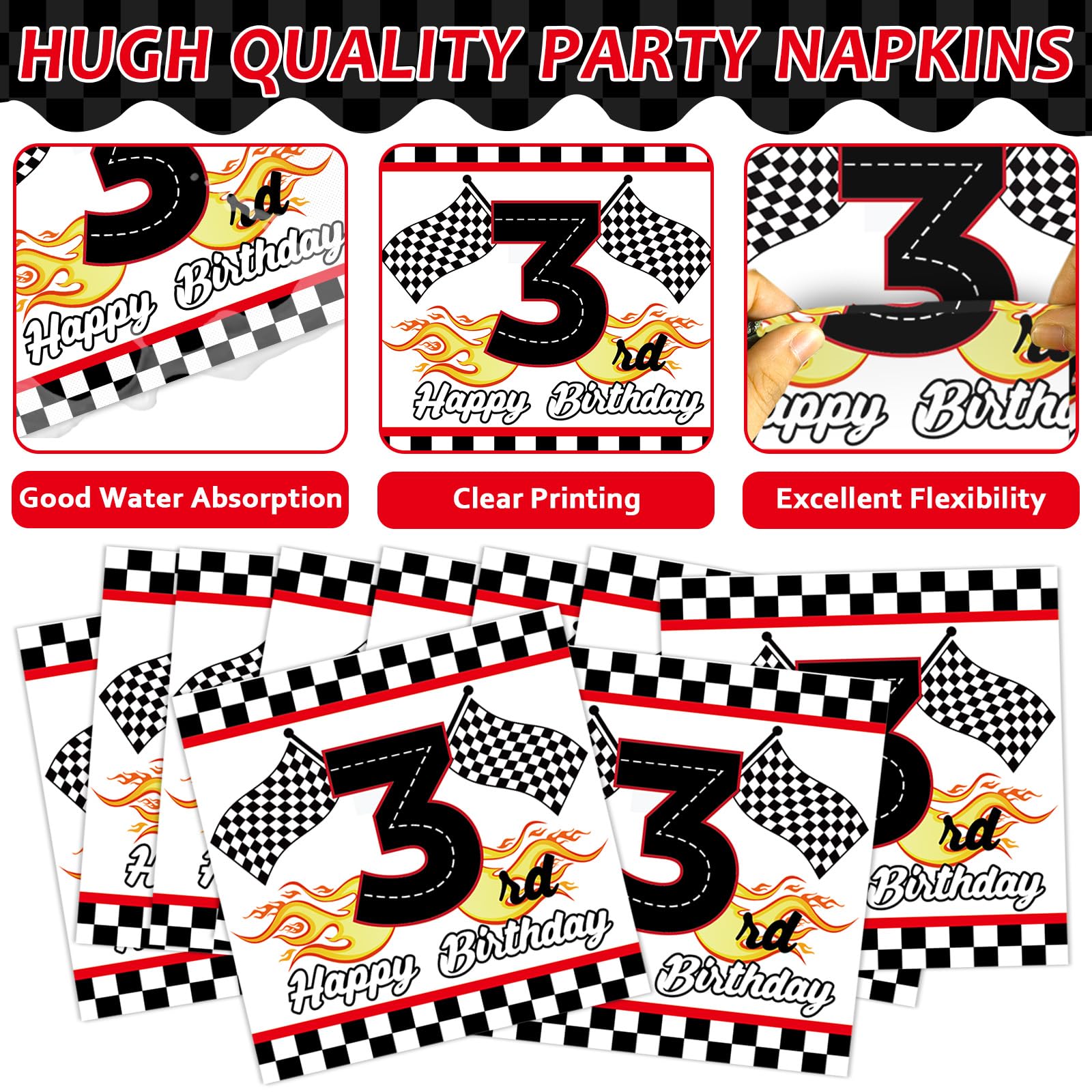 Oitnlaughter race car forks – convenient disposable utensils for fast party cleanup.