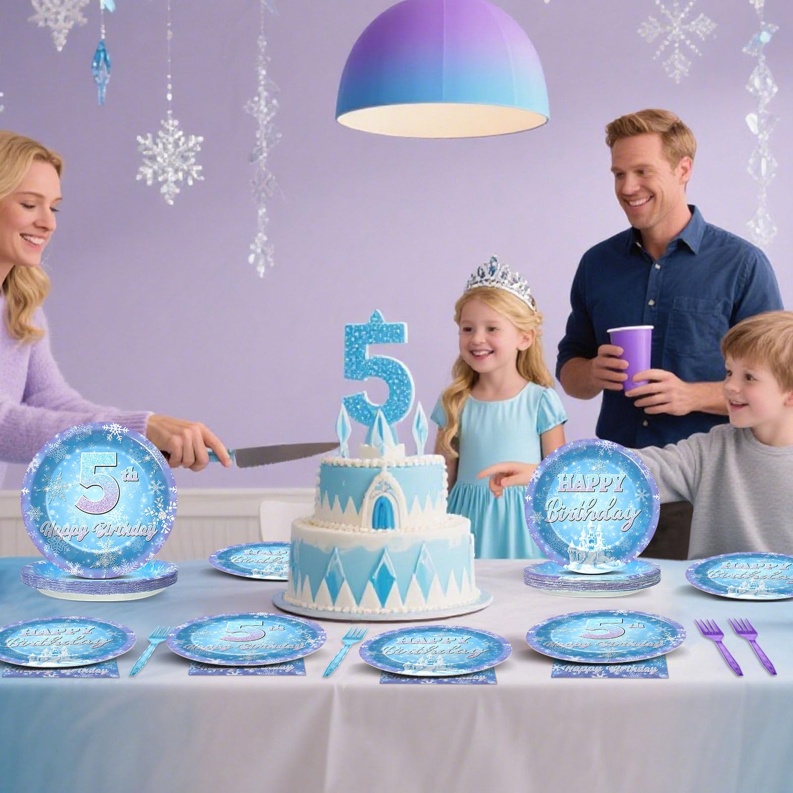 Oitnlaughter snowflake napkins add soft texture to winter celebrations