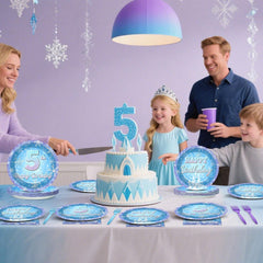 Oitnlaughter snowflake napkins add soft texture to winter celebrations