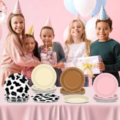 Oitnlaughter 7in plates sturdy paper that holds snacks without sagging during celebrations