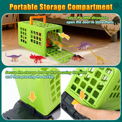 Oiuros rear cage detachable storage for easy cleanup.