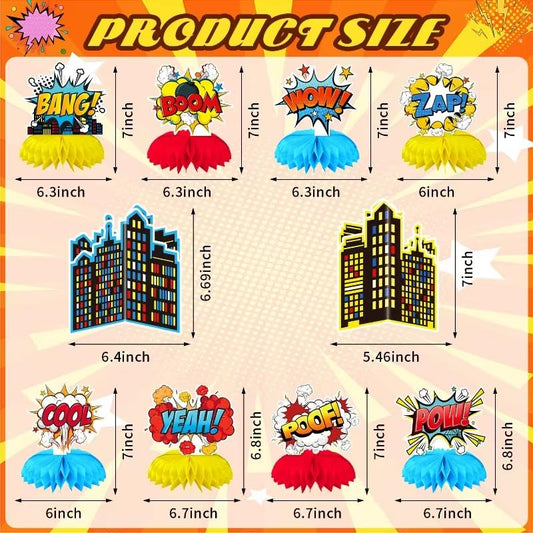 Oiuyamn hero honeycomb cards showcase vibrant graphics for photo backdrops