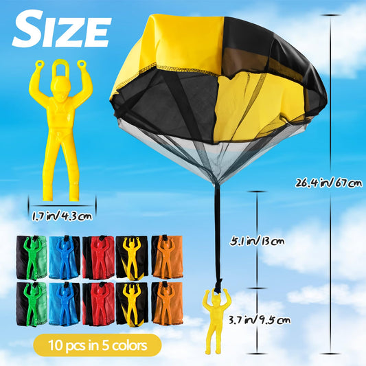 OJYUDD parachute toy green in action, ideal for group games and energetic kids.