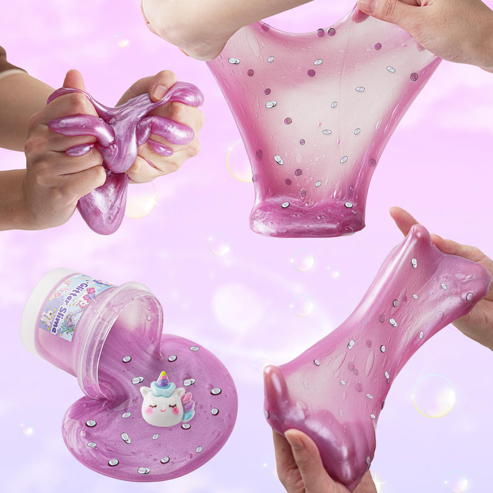 Okaybee holiday gift slime pack invites interactive playtime.