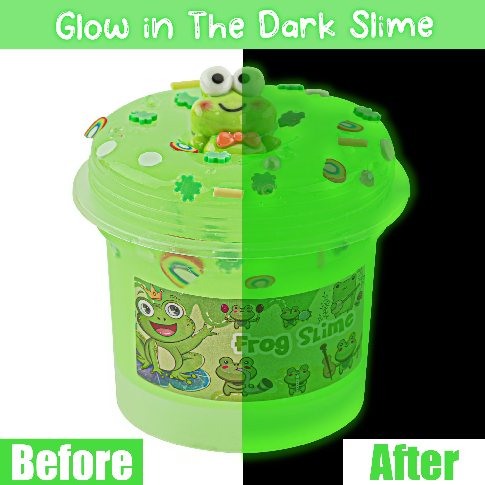 Okaybee premade soft stretchy slime green ideal for quick fun.