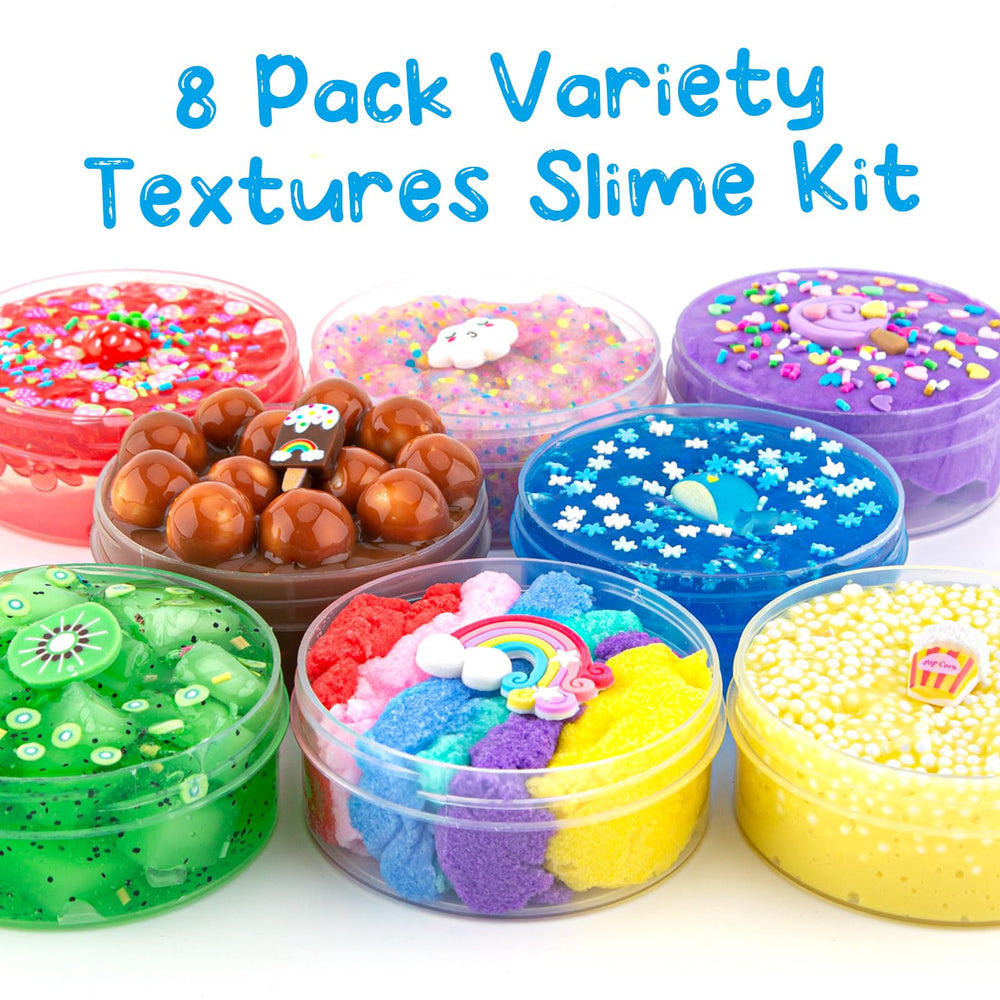 Okaybee Rainbow Cloud Slime gift packaging ready for party favors.