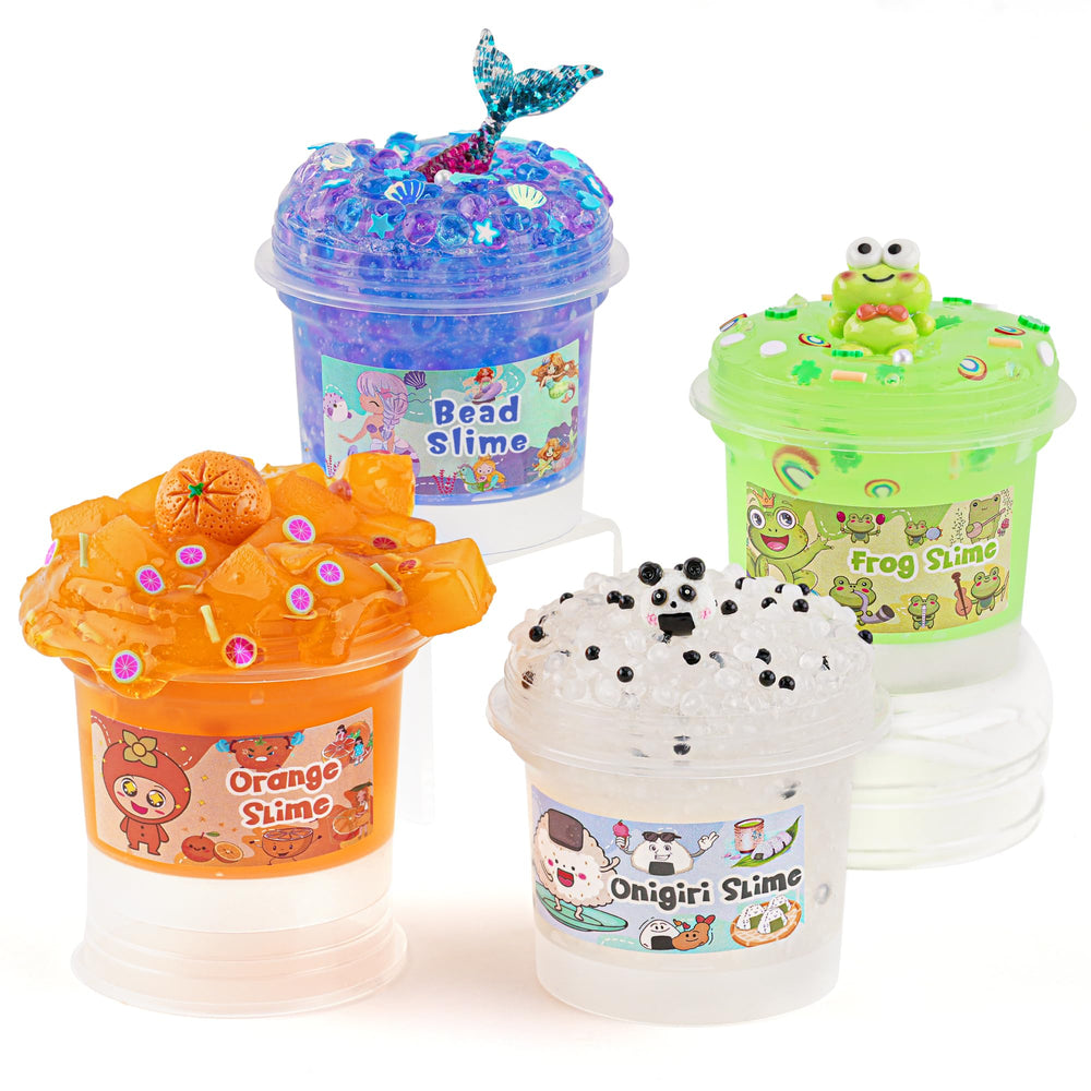 Okaybee slime gift idea for birthdays and parties.