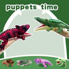 Okegztoa turtle hand puppet shell detail enhances characterful storytelling