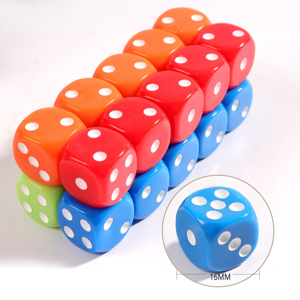 Okehlotos multipurpose dice set supports varied games and learning activities.