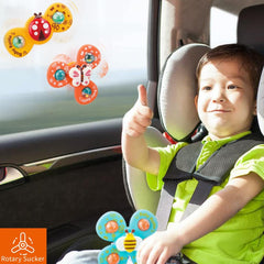 OKGIUGN suction cup spinners that rapidly spin on flat surfaces