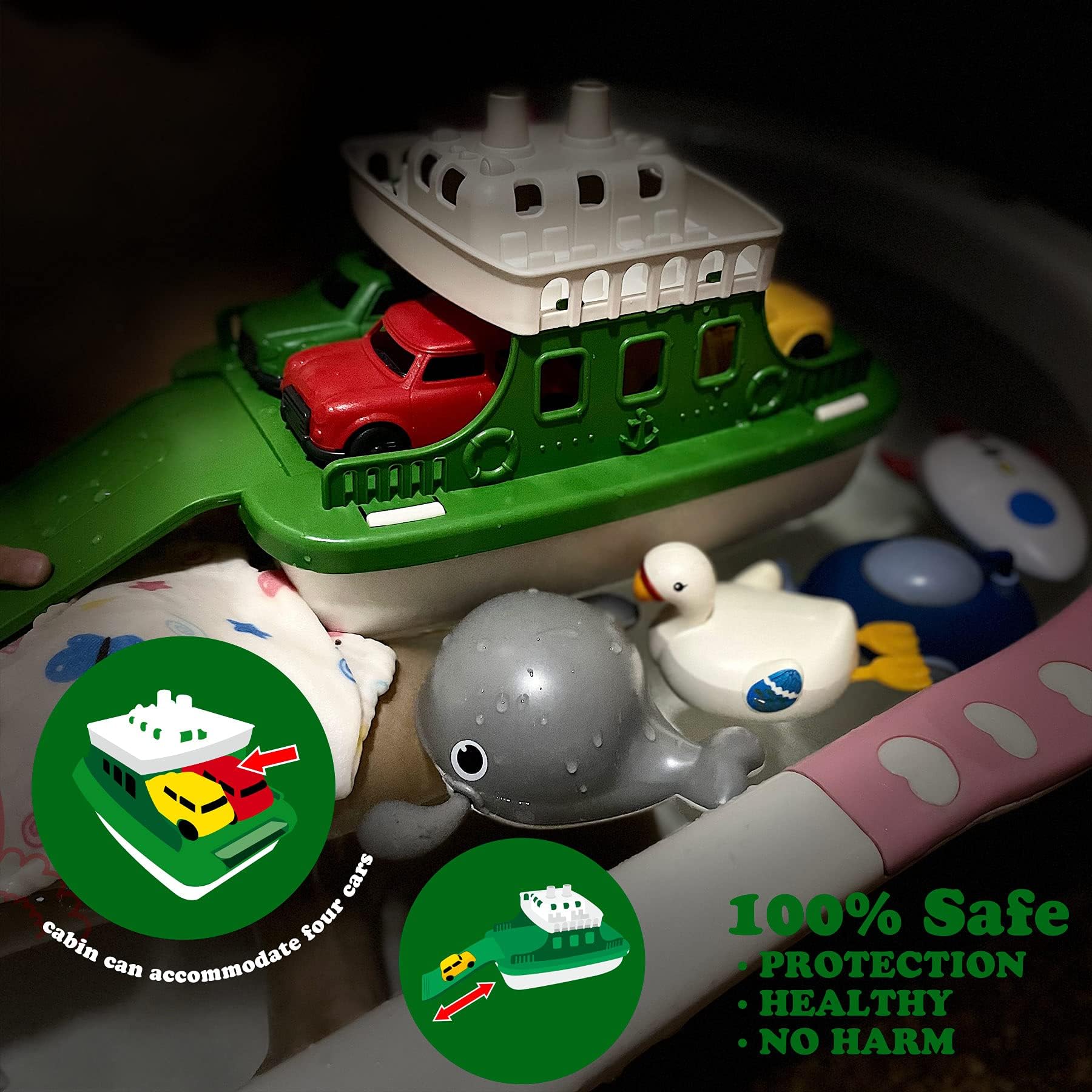 OKGIUGN recycled plastic safe material for safe water fun.