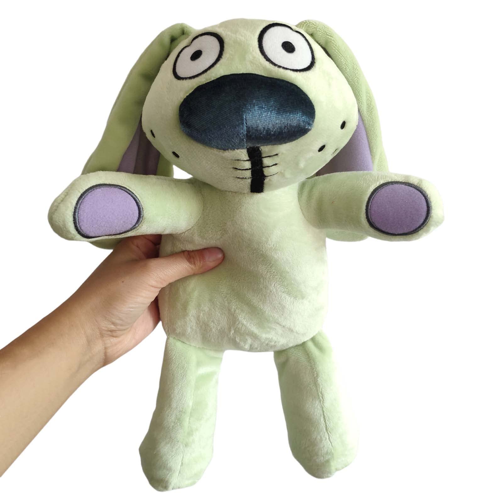 Okidg Knuffle Bunny plush, 13.8-inch cuddly toy for display and nursery decor.
