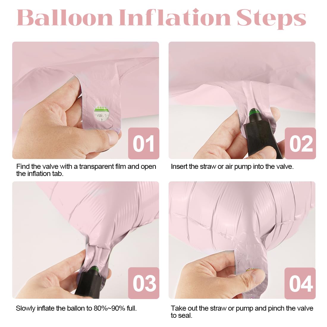 O-Kinee wedding decor with heart balloons creating romantic ambiance