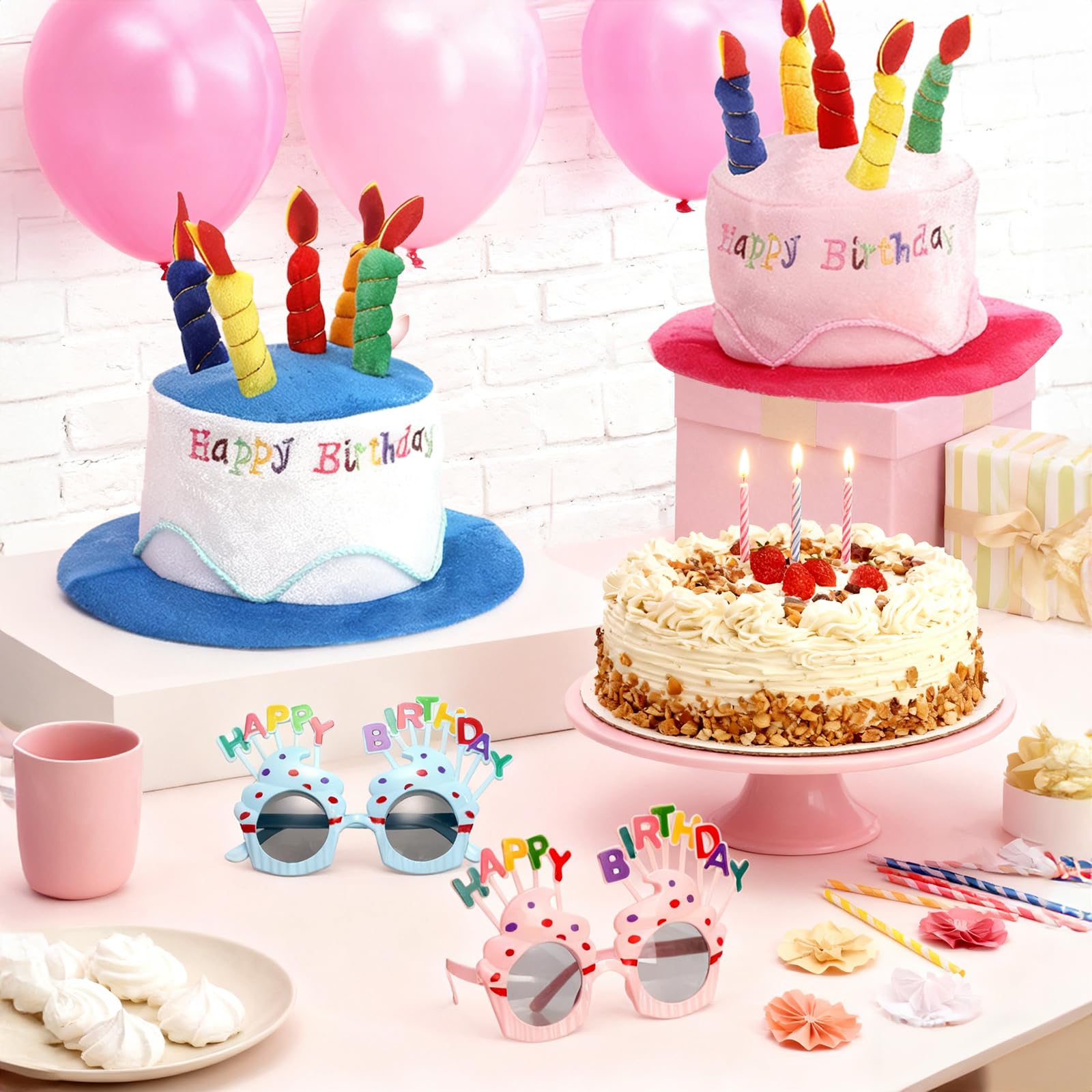 Okllen party prop set serves as a photo booth accessory for events