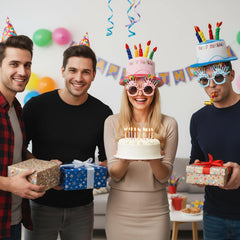 Okllen two hats and sunglasses kit is reusable for future celebrations