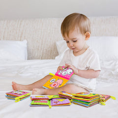 OKOOKO soft baby books vegetables theme encourages early vocabulary through bold images.