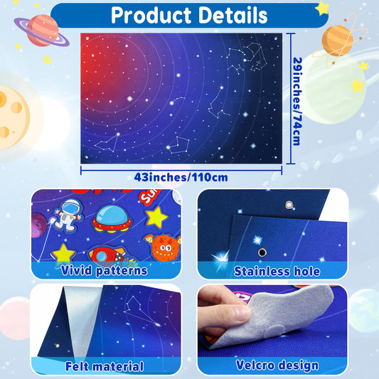 OKOOKO solar system board planets piece for hands-on learning during space adventures