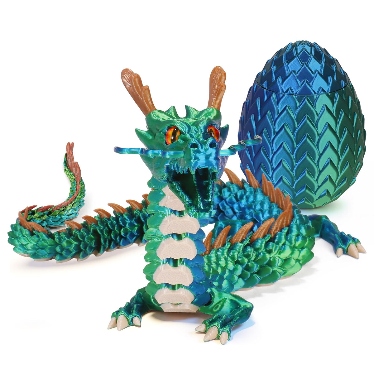 OKYUK Dragon Eggs glow in the dark for stunning desk decor and play.