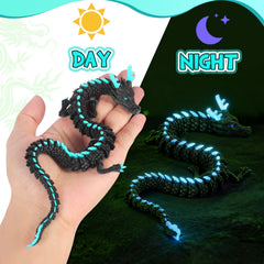 OKYUK dragon with poseable joints delivers satisfying fidget play.